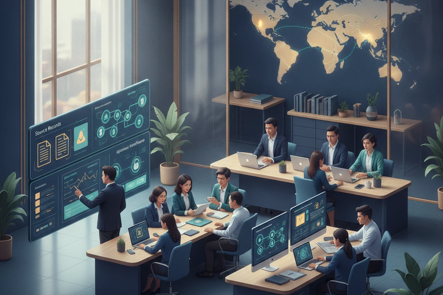 Legal Support Operations: Escalation Path Design editorial illustration
